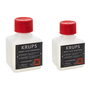 KRUPS, 2 pieces - Liquid Cleaner for Fully Automatic Espresso Machines XS9000