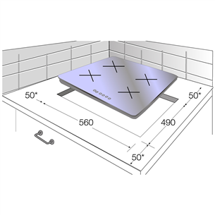 Built-in ceramic hob, Beko