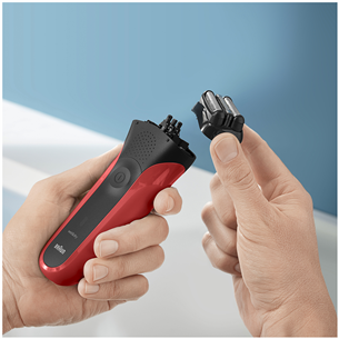 Braun Series 3, black/red - Shaver