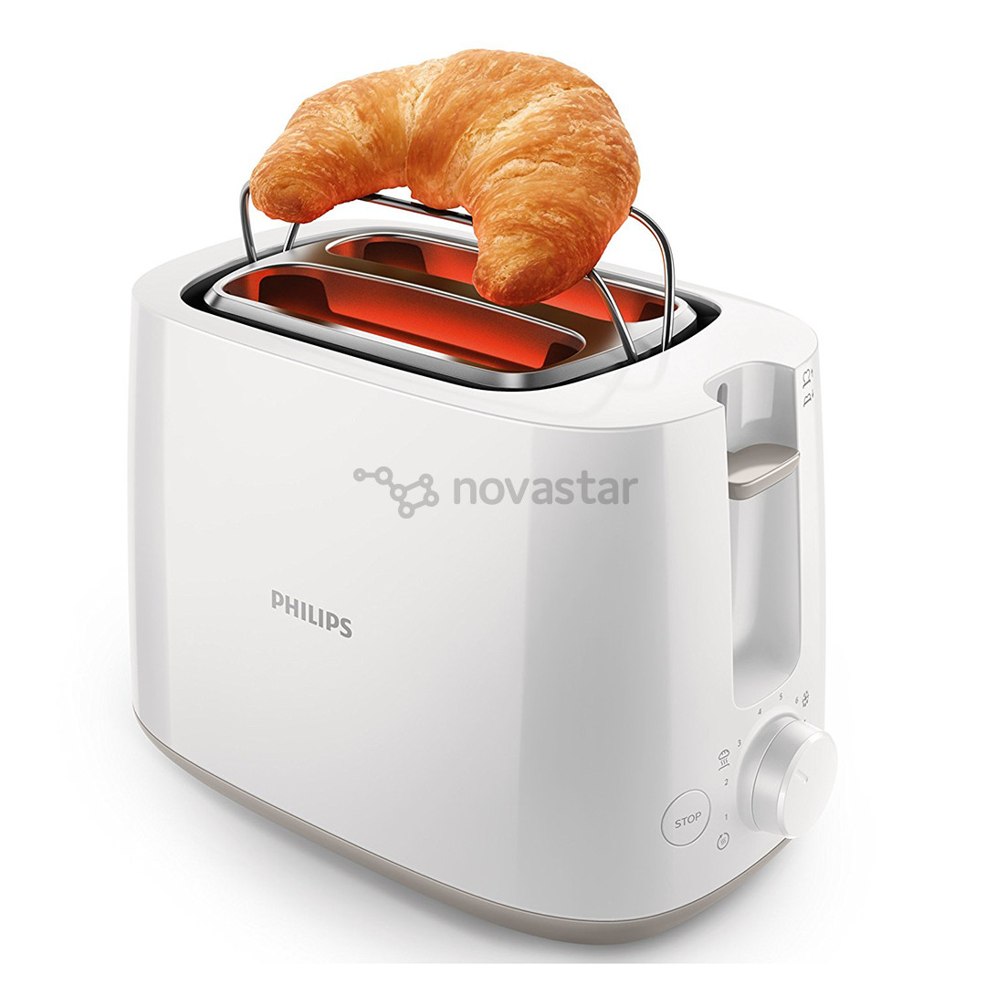 Philips Daily Collection, 900 W, white - Toaster