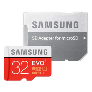 Micro SDHC memory card + adapter Samsung EVO Plus (32 GB) MB-MC32GA/EU