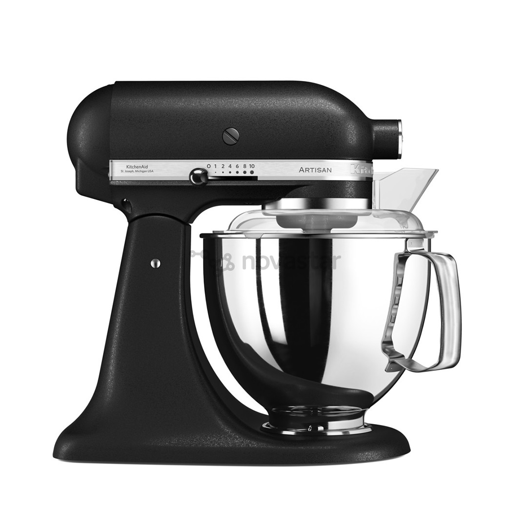 KitchenAid Artisan Elegance, 4.8 L/3 L, 300 W, juodas - Virtuvinis kombainas