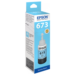 Контейнер с чернилами Epson T6735 (светло-голубой)