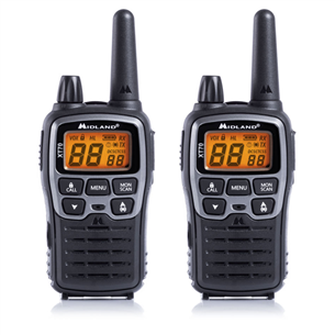 Radio stotelės Midland XT70 su laisvų rankų įranga MA21L, 2 vnt XT70