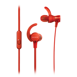 Ausinės Sony MDR-XB510AS, Raudonos