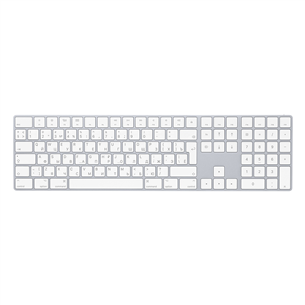 Klaviatūra Apple Magic, RUS, Belaidė, Balta MQ052RS/A