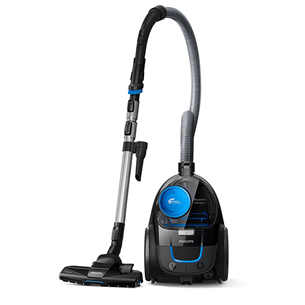 Philips PowerPro Compact, 900 W, bagless, blakc/blue - Vacuum cleaner