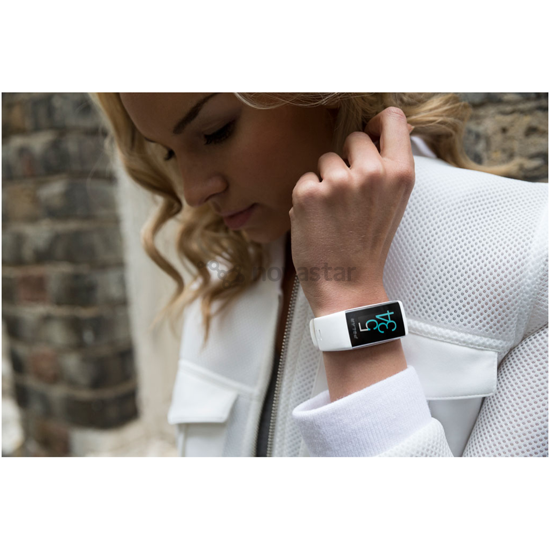 Išmanioji apyrankė Polar A370, White, M/L