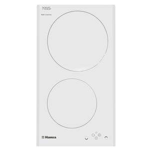 Hansa Domino, width 30 cm, frameless, white - Built-in Induction Hob