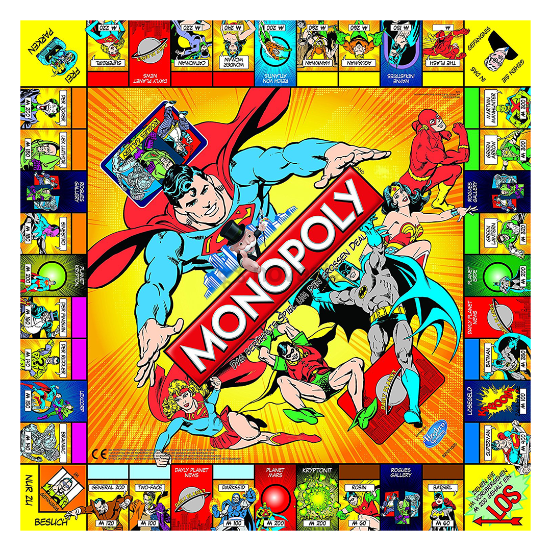 Stalo žaidimas Monopoly - DC Comics