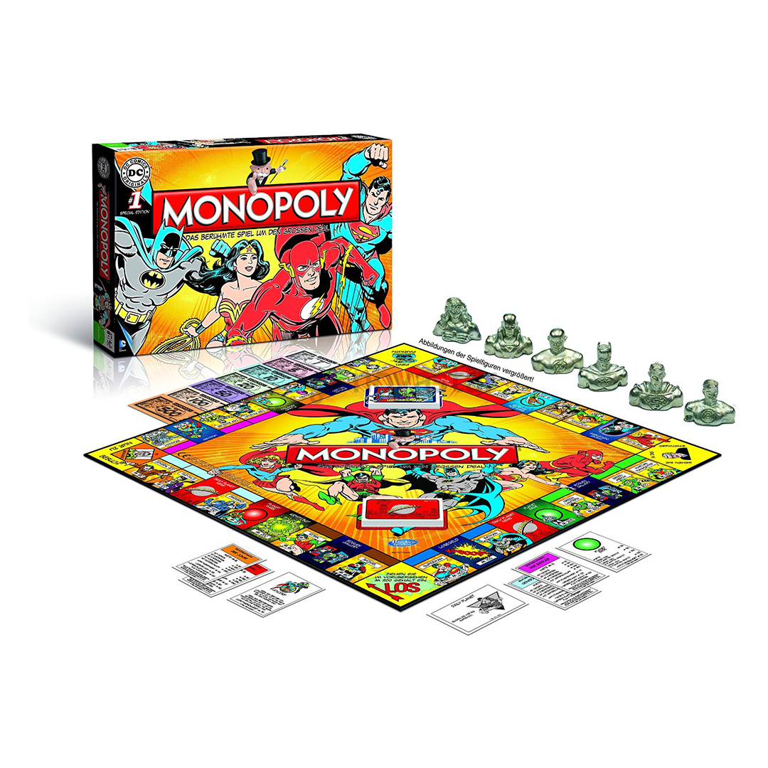 Stalo žaidimas Monopoly - DC Comics