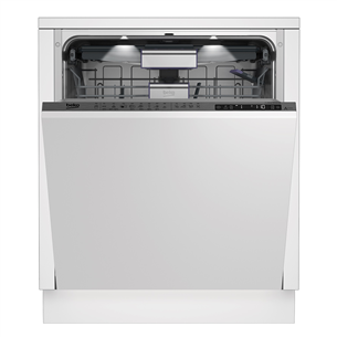 Beko, internal lighting, 14 place settings - Built-in Dishwasher