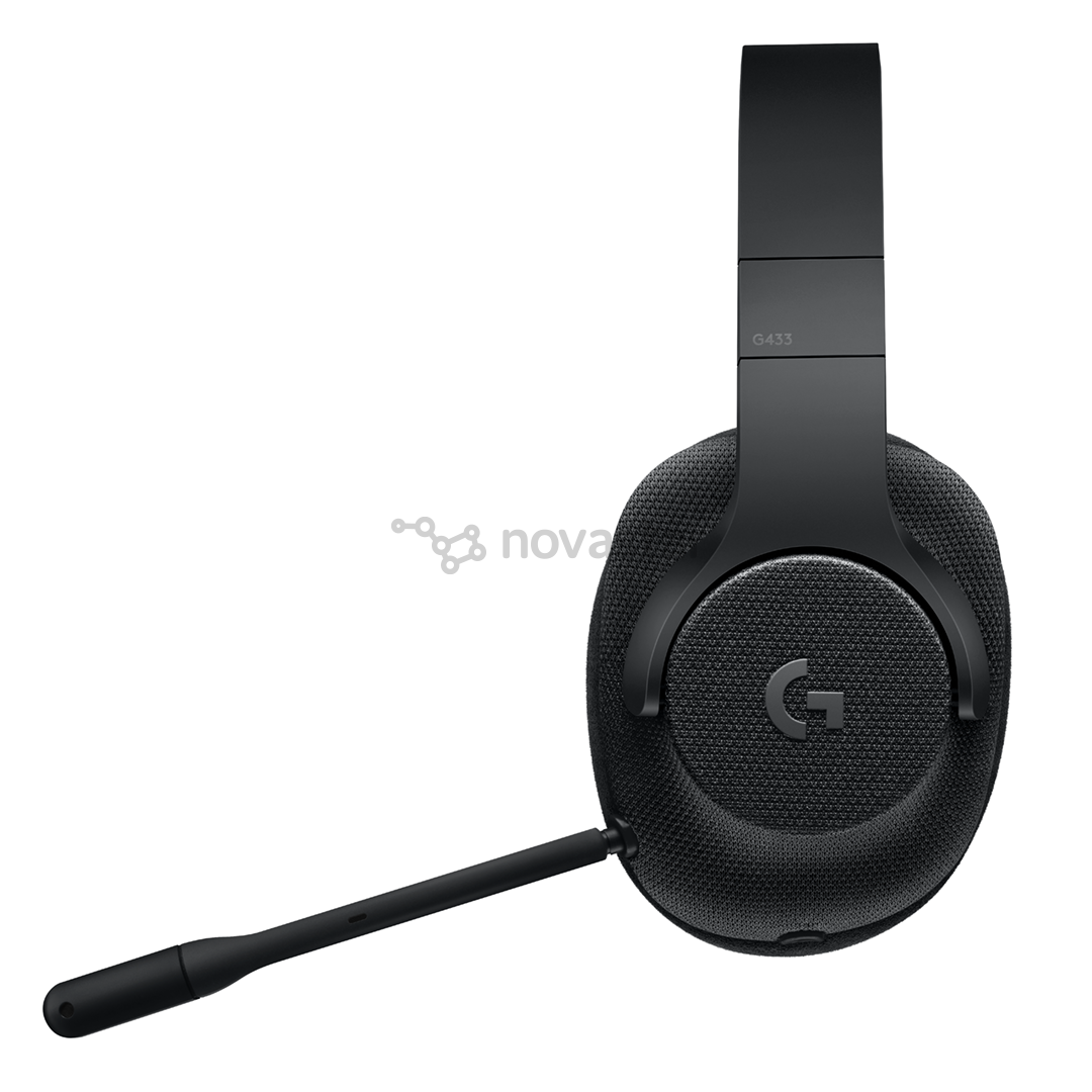 Ausinės Logitech G433, Juodos