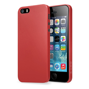 Dėkliukas Laut Slimskin Apple iPhone 5s/SE, Raudonas