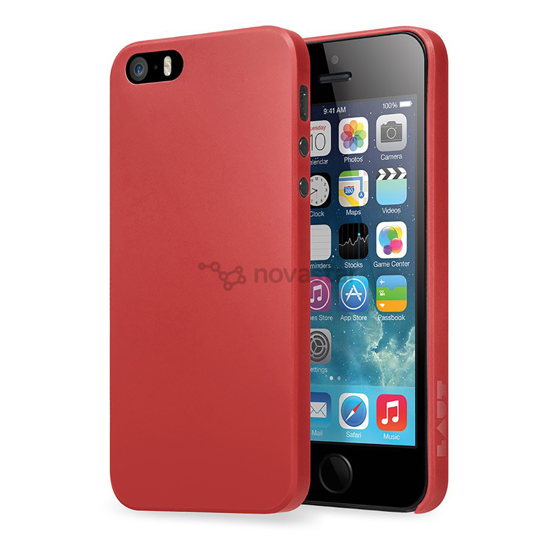 Dėkliukas Laut Slimskin Apple iPhone 5s/SE, Raudonas