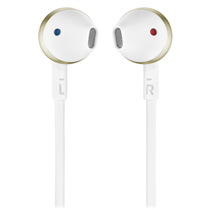 JBL Tune 205, white/golden - In-ear Headphones