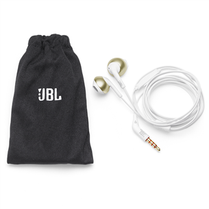 JBL Tune 205, white/golden - In-ear Headphones