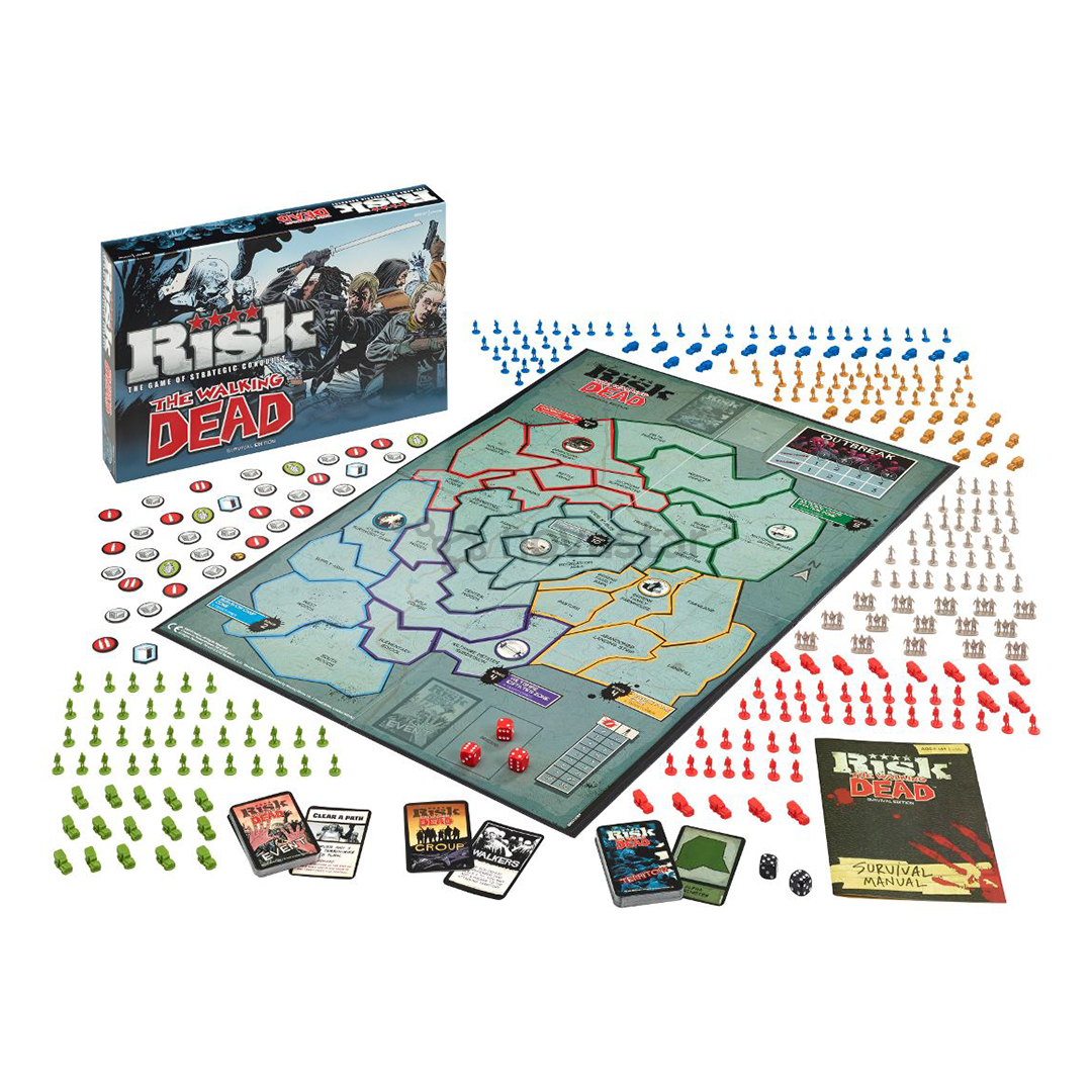 Stalo žaidimas Risk - The Walking Dead