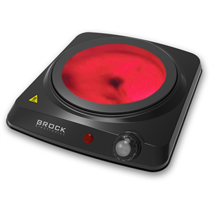 Brock, 1200 W, black - Single Infrared Cooking Plate