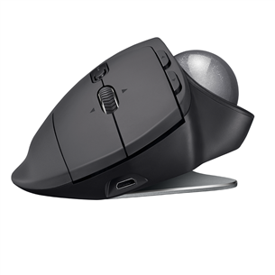 Logitech MX Ergo, черный - Беспроводная оптическая мышь