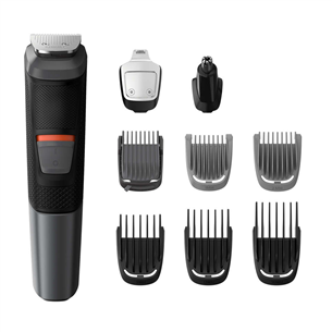 Philips Multigroom 5000 Series, 9 в 1, черный/серый - Мультитриммер