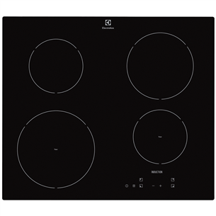 Electrolux 300, width 59 cm, frameless, black - Built-in Induction Hob