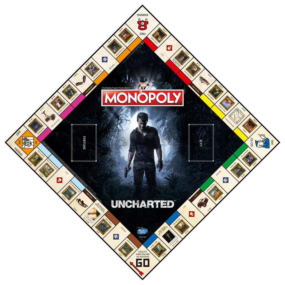 Stalo žaidimas Uncharted Monopoly