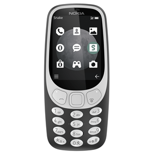 Nokia 3310 Dual SIM 3G, Charcoal