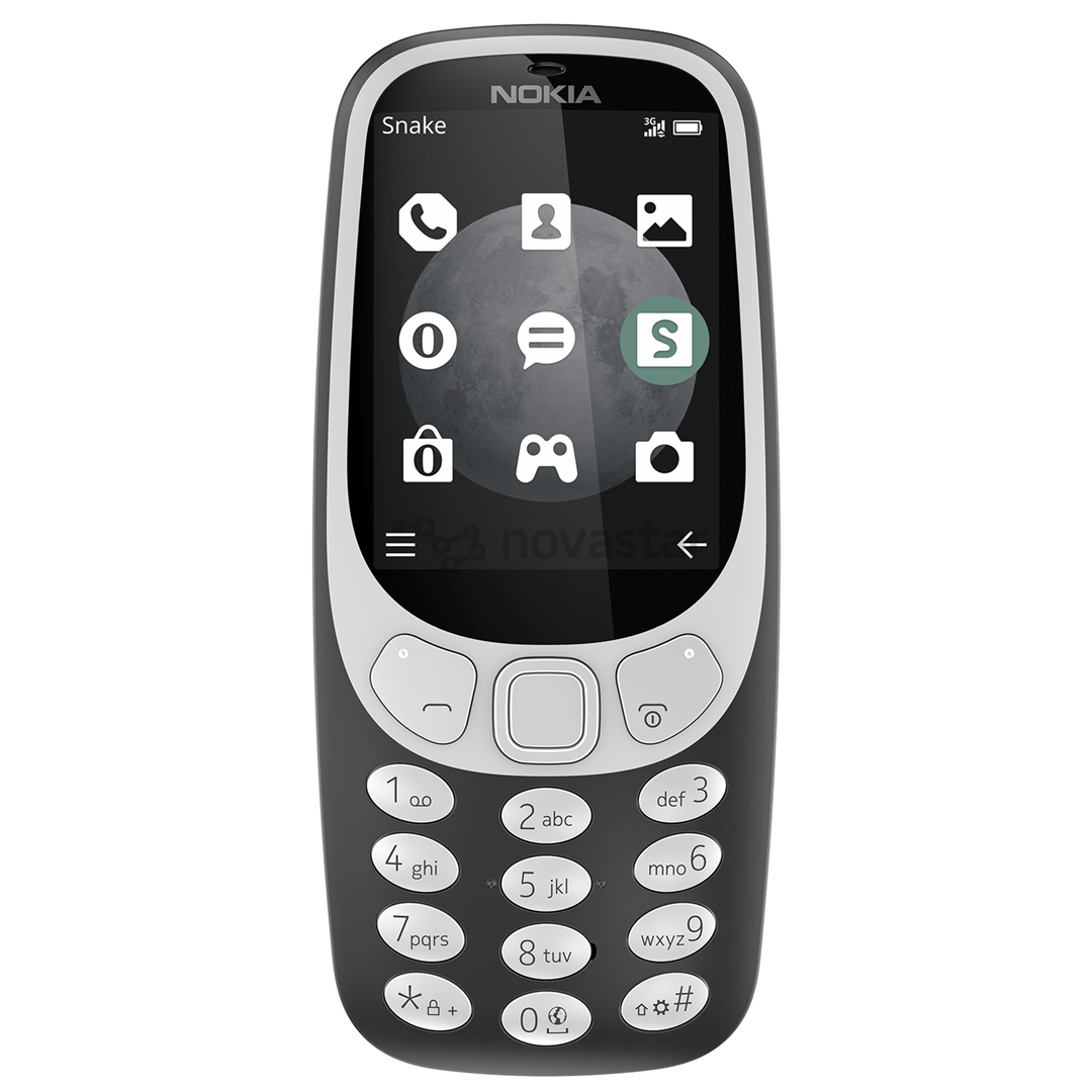 Nokia 3310 Dual SIM 3G, Charcoal