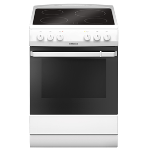 Hansa, 62 L, white - Freestanding Ceramic Cooker