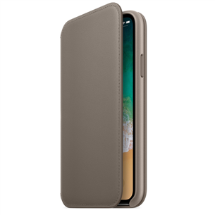 Dėkliukas Apple iPhone X, Odinis, Rudas, MQRY2ZM/A