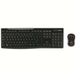 Logitech MK270, SWE, черный - Беспроводная клавиатура + мышь 920-004535