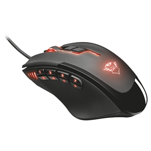 Pelė Trust GXT164 Sikanda MMO, Laidinė