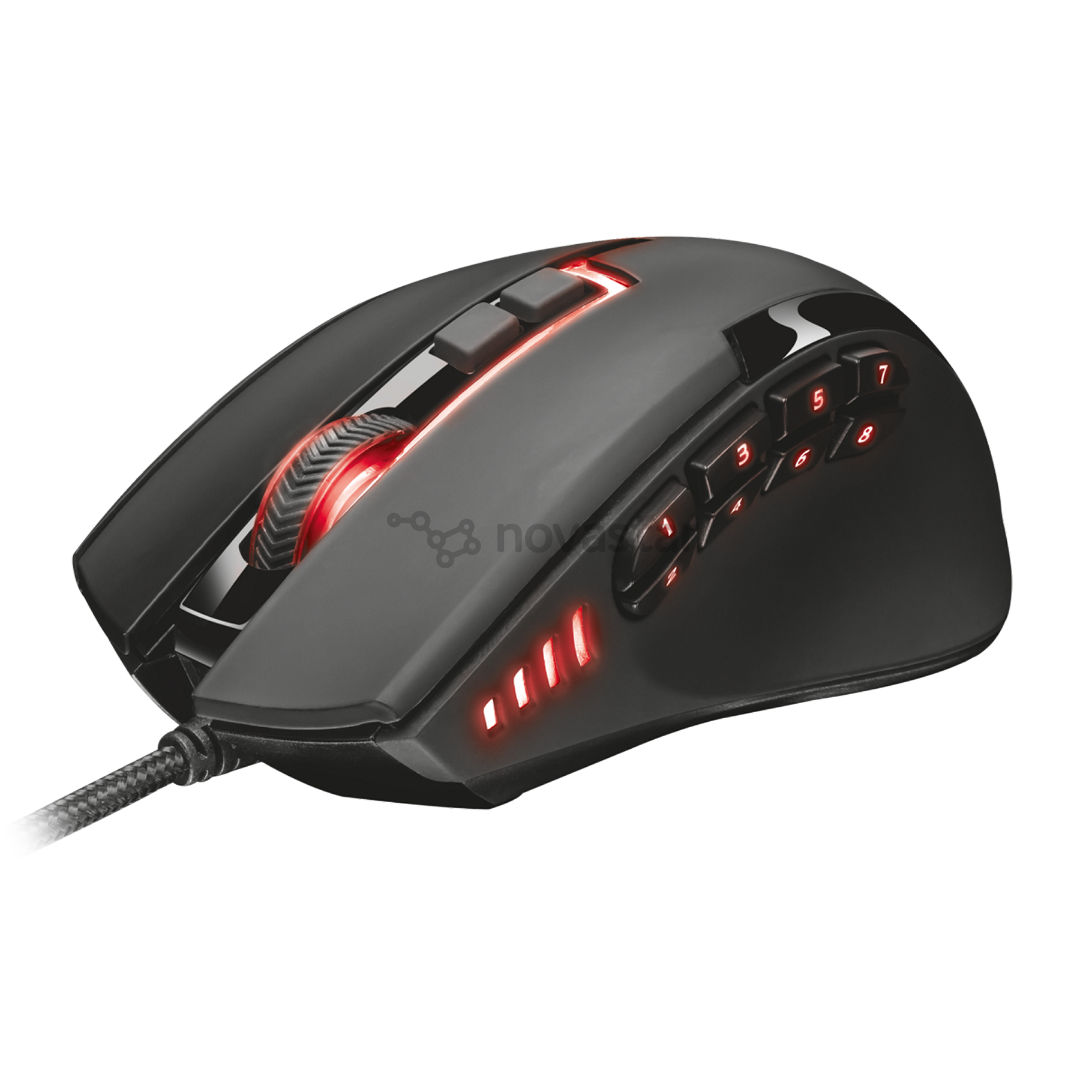 Pelė Trust GXT164 Sikanda MMO, Laidinė