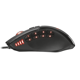 Pelė Trust GXT164 Sikanda MMO, Laidinė