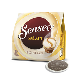 Senseo® JDE cafe latte, 8 порций - Кофейные подушечки