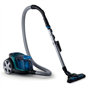 Philips PowerPro Compact, 900 W(MAX), bagless, green/black - Vacuum cleaner FC9334/09