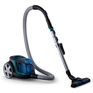 Philips PowerPro Compact, 900 W, bagless, green/black - Vacuum cleaner