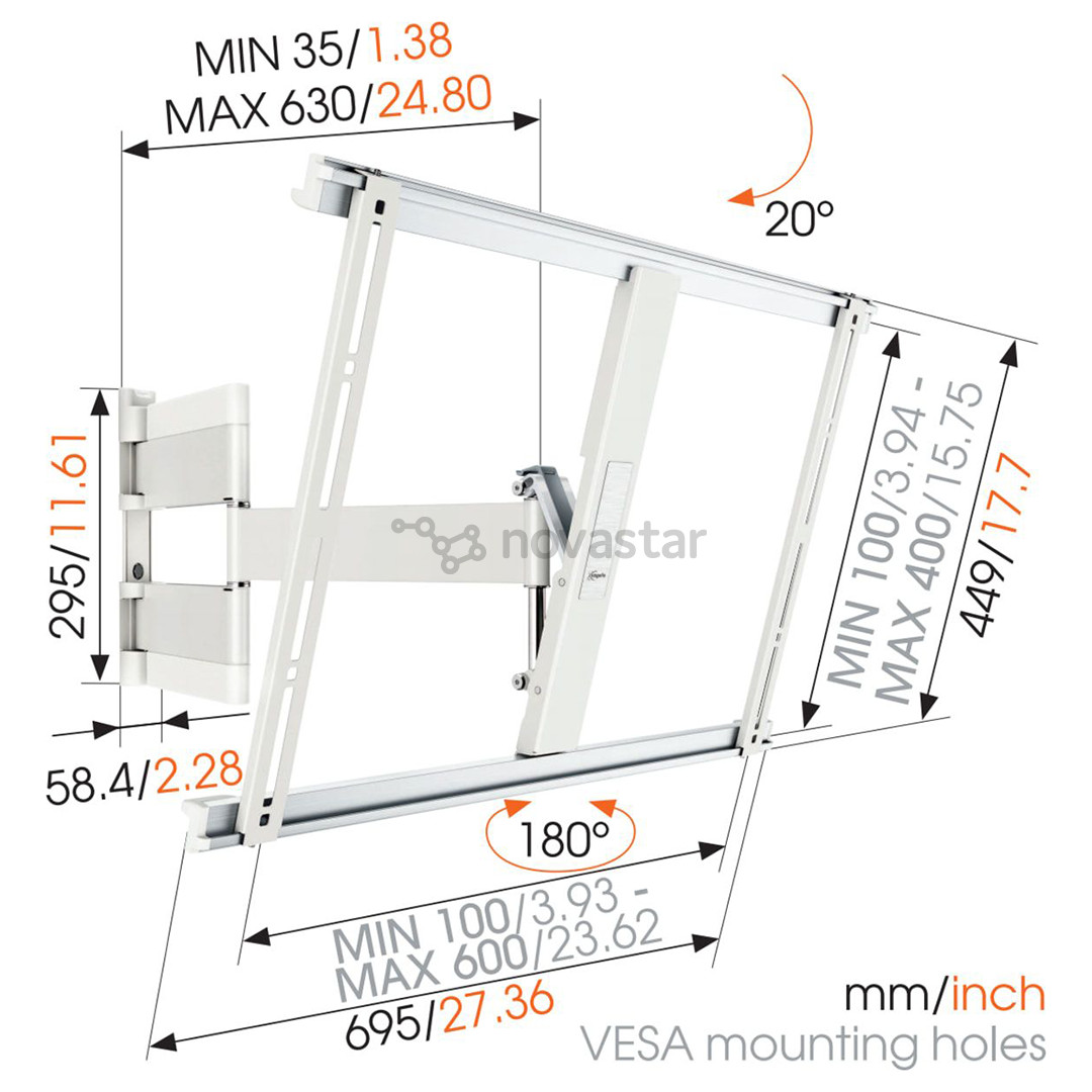 TV wall mount Vogels THIN 545 (40-65")