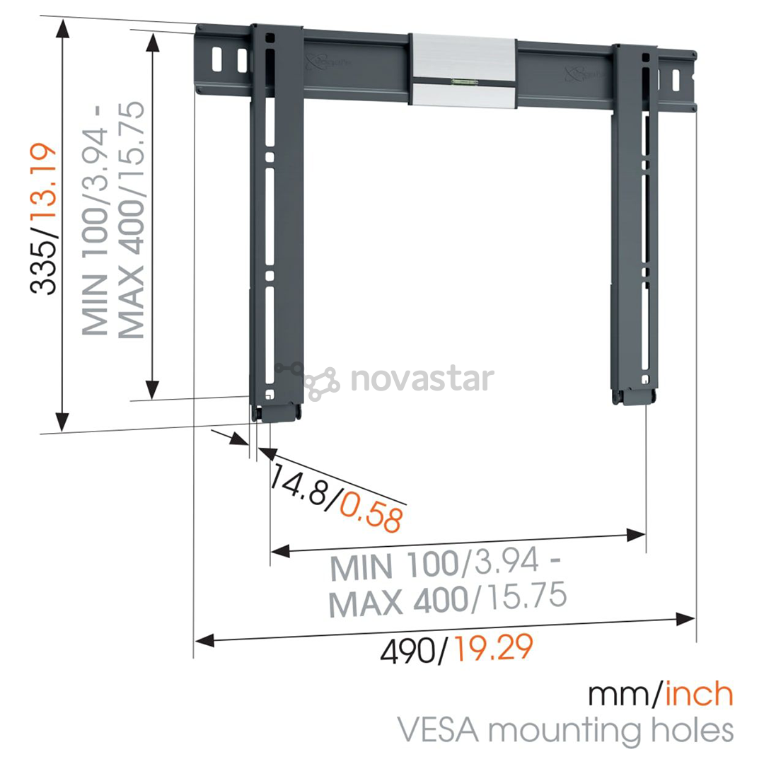 Sieninis laikiklis Vogels THIN405 26-55" televizoriams