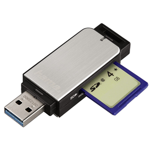 Kortelių skaitytuvas Hama USB 3.0 SD/microSD