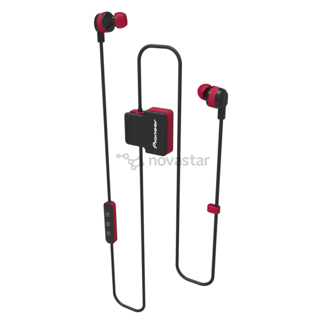 Ausinės Pioneer ClipWear Active, belaidės, Raudonos