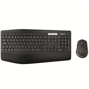 Logitech MK850, US, черный - Беспроводная клавиатура + мышь