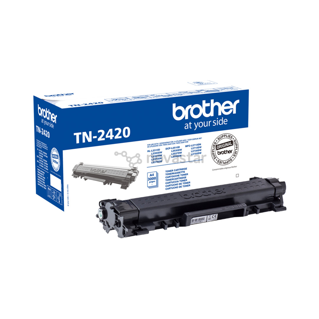 Dažų kasetė Brother TN-2420, Juoda