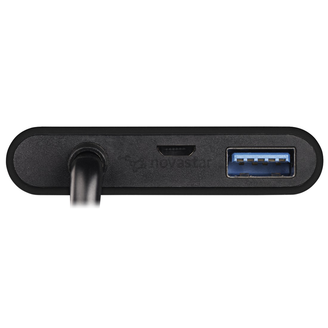 Adapteris Hama USB-C, 2xUSB-A , HDMI
