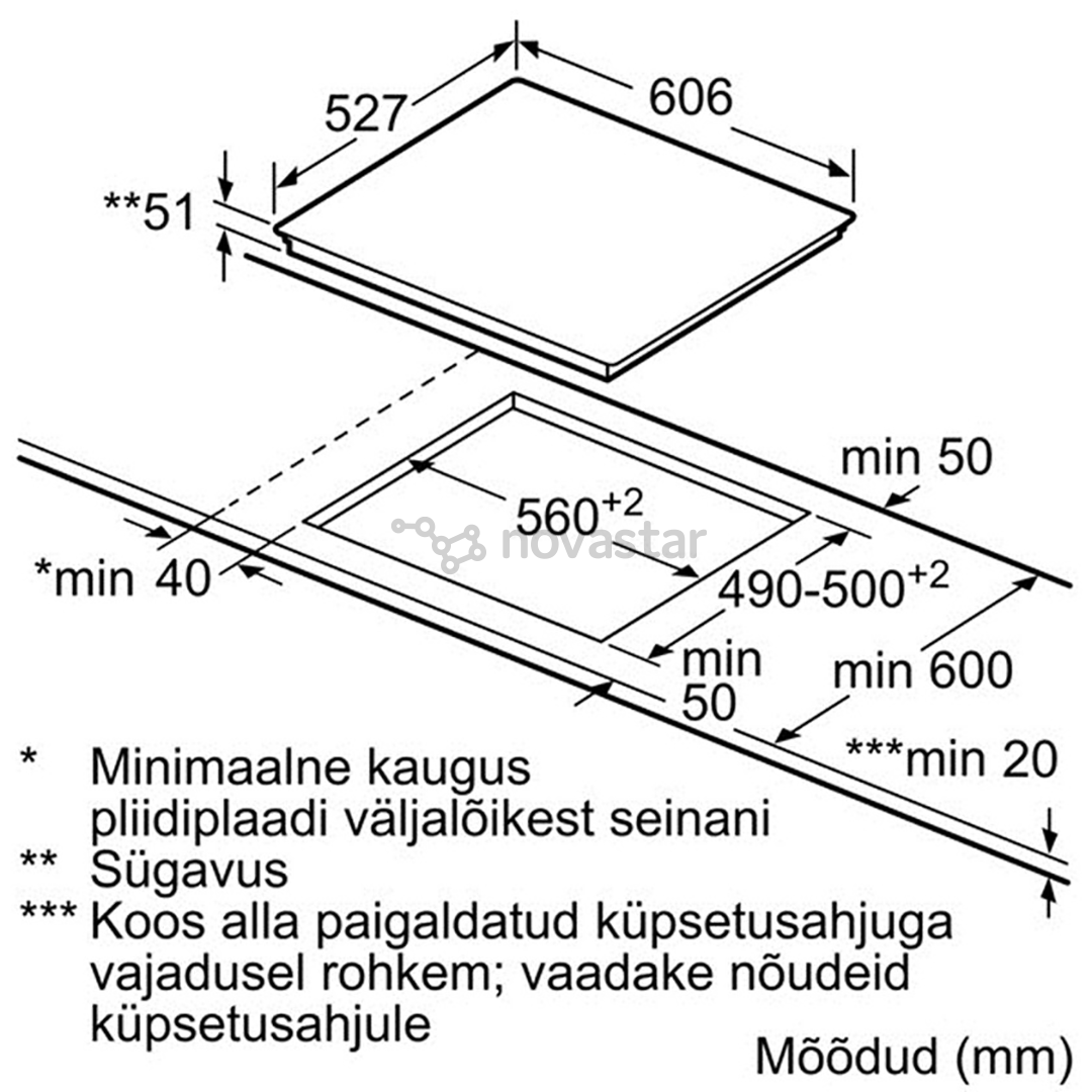 Kaitlentė Bosch PXE675DE4E