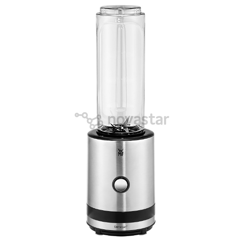 WMF KITCHENminis SmoothieToGo, 300 W, 2 x 600 ml, inox/black - Blender