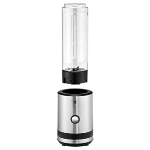 WMF KITCHENminis SmoothieToGo, 300 W, 2 x 600 ml, inox/black - Blender