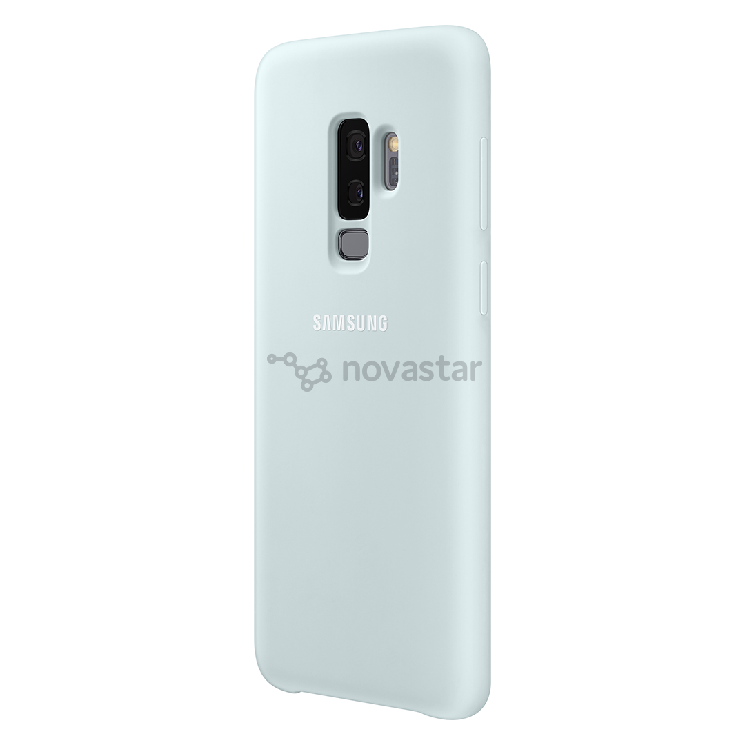 Dėkliukas Samsung Galaxy S9+, Silikoninis, Mėlynas