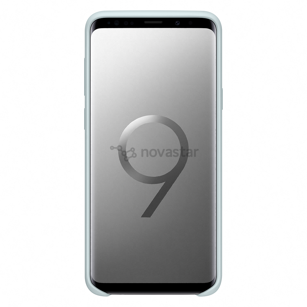 Dėkliukas Samsung Galaxy S9+, Silikoninis, Mėlynas